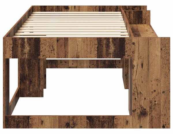 Krevet za djecu s ladicama Staro drvo 80 x 200 cm - Smeđa / 80 x 200 cm