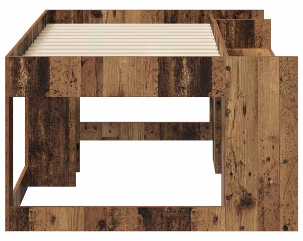 Krevet za djecu s ladicama Staro drvo 80 x 160 cm - Smeđa / 80 x 160 cm