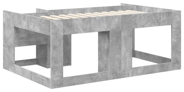 Krevet za djecu s ladicama Betonska siva 80 x 160 cm - Siva / 80 x 160 cm