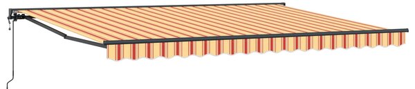 Električna retraktabilna tenda Žuta, Narančasta, Antracit - Antracit / 4 × 3,5 m