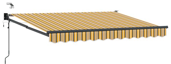 Električna retraktabilna tenda Žuta i Siva 2,5 x 2 m - Žuta / 2,5 x 2 m
