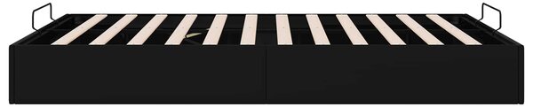 Otomanski krevet Crna 153 x 203 cm Umjetna koža - Crna / 153 x 203 cm