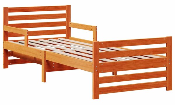 Krevet s produžetnim madracem s uzglavljem Smeđa 80 x 200 cm - Smeđa / 80 x 200 cm