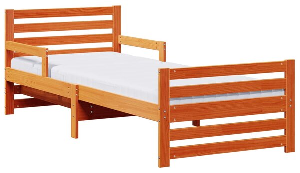 Krevet s produžetnim madracem s uzglavljem Smeđa 80 x 200 cm - Smeđa / 80 x 200 cm