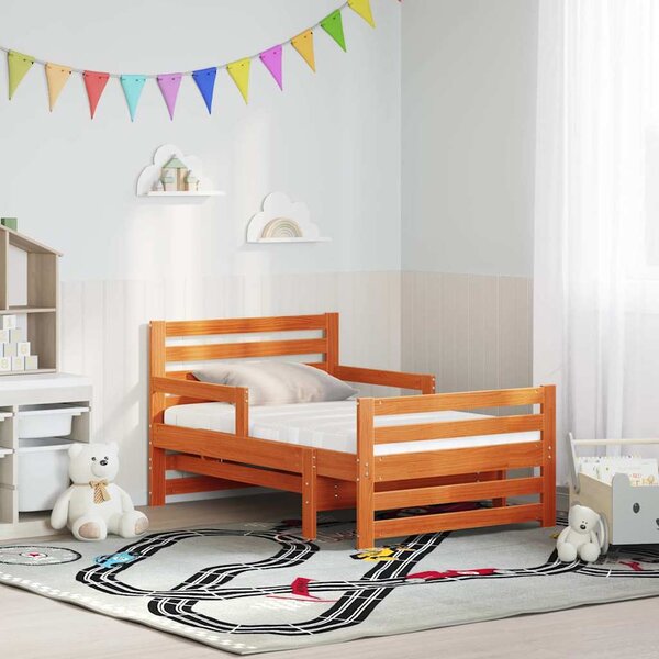 Krevet s produžetnim madracem s uzglavljem Smeđa 80 x 200 cm - Smeđa / 80 x 200 cm