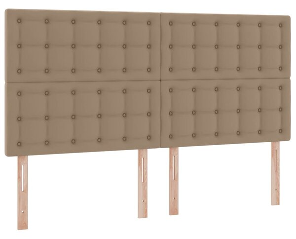 Krevet s madracem i skladištem Kapućino 180 x 200 cm Lažna koža - Smeđa / 180 x 200 cm