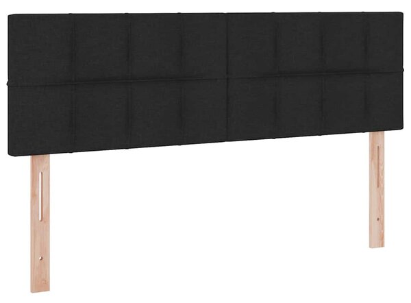 Krevet s madracem i skladištem s madracem Crna 140 x 190 cm - Crna / 140 x 190 cm