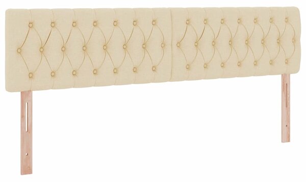 Krevet s od storage s madracem Krema 180 x 200 cm Lažna koža - Krem / 180 x 200 cm