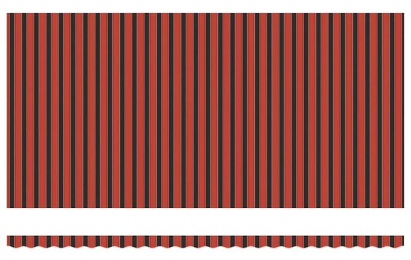 Skrovita tenda Narančasta i smeđa 600 × 300 cm - Narančasta / 600 × 300 cm