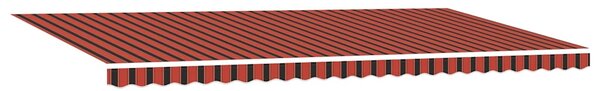 Skrovita tenda Narančasta i smeđa 600 × 300 cm - Narančasta / 600 × 300 cm