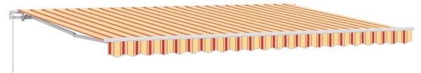 Skrovita tenda Žuta i narančasta 500 × 350 cm - Žuta / 500 × 350 cm