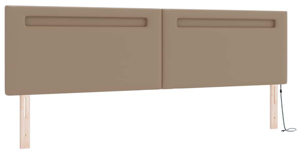 Krevet s opruga kutije s madracem Boja cappuccina 200 x 200 cm - Smeđa / 200 x 200 cm