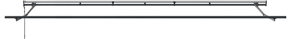 Skrovita tenda Zelena i žuta 600 × 300 cm Tkanina i Aluminij - Zelena / 600 × 300 cm
