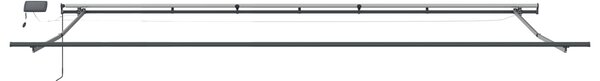 Skrovita tenda Bijelo 600 ×300 cm tkanina - Bijela / 600 ×300 cm