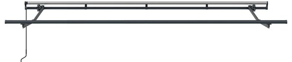 Skrovita tenda Antracit 350 x 200 cm tkanina - Antracit / 350 x 200 cm