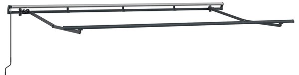 Skrovita tenda Antracit 350 x 200 cm tkanina - Antracit / 350 x 200 cm