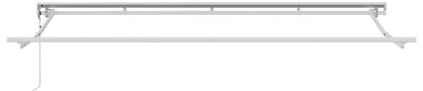 Skrovita tenda Antracit 400 x 200 cm Poliester i aluminij - Antracit / 400 x 200 cm
