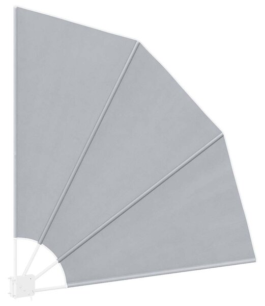 Sklopiva bočna tenda siva 140 x 140 cm - Siva / 140 x 140 cm