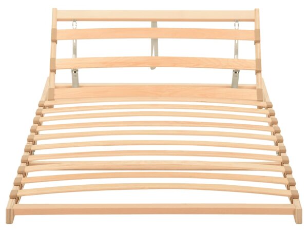 Podnica za krevet s 13 letvica podesivo uzglavlje 80 x 200 cm - Smeđa / 80 x 200 cm
