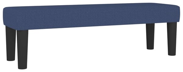 Krevet s oprugama i madracem plavi 160x200 cm od tkanine - Plava / 160 x 200 cm