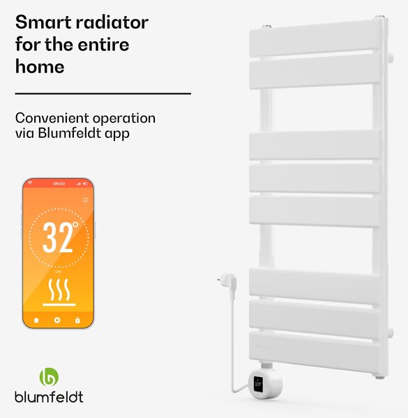 Blumfeldt Fairmont Smart, radijator, 80 x 45 cm, 600 W