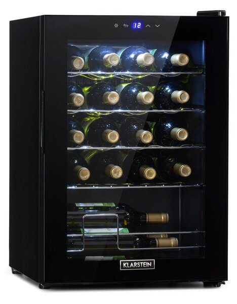 Klarstein Shiraz 20 Uno, hladnjak za vino, 53l, 20fl, touch control panel, 5-18°C