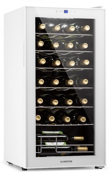 Klarstein Shiraz 28 Uno, hladnjak za vino, 74l, 28fl, touch control panel, 5-18°C
