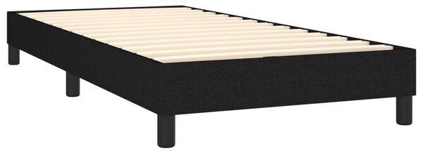 Krevet box spring s madracem LED crni 80 x 200 cm od tkanine - Crna / 80 x 200 cm