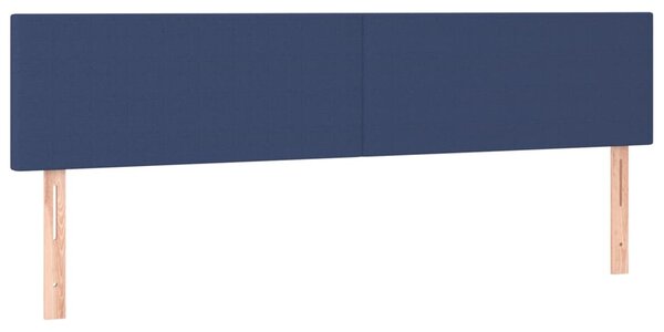 Krevet box spring s madracem LED plavi 180x200 cm od tkanine - Plava / 180 x 200 cm