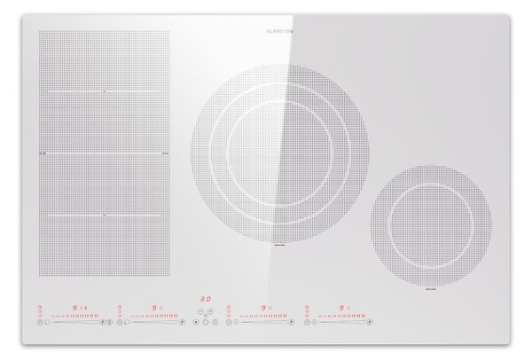 Klarstein Masterzone 77 Hybrid, indukcijska ploča za kuhanje, maks. 7200 W, ugrađeno, 4 Flex zone, ThermoBoost tehnologija, Smart Flex
