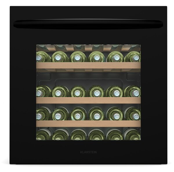 Klarstein Vinoline 30 Built-In Duo hladnjak za vino, 30 boca, integrabilan, LED, tihi rad