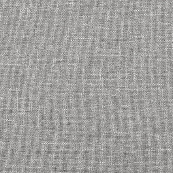 Krevet s oprugama i madracem svjetlosivi 120x190 cm od tkanine - Siva / 120 x 190 cm