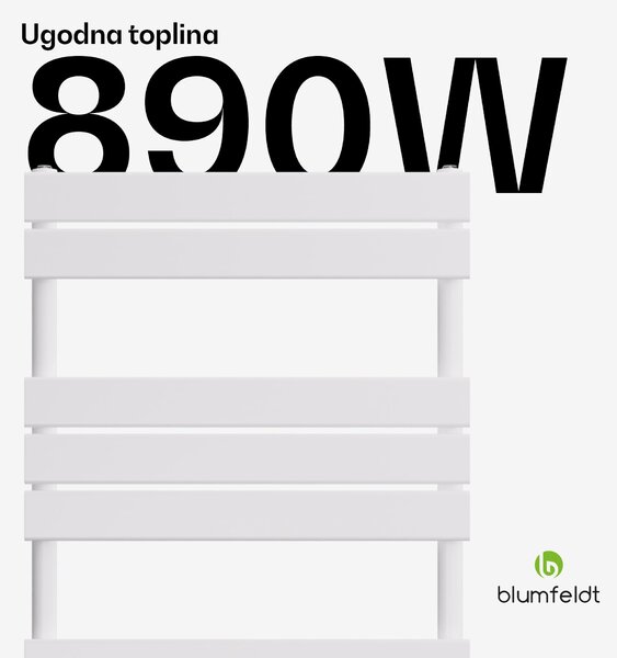 Blumfeldt Fairmont radijator, 60 x 180 cm, zidni, moderan dizajn, topla voda