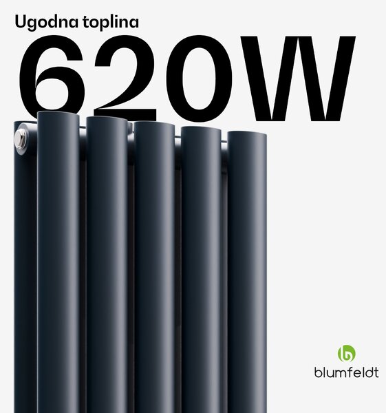 Blumfeldt Tallheo radijator 120x30 620W
