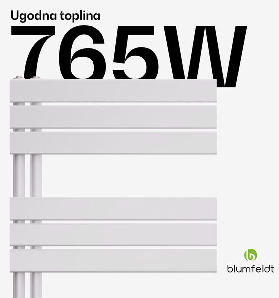 Blumfeldt Fairmont radijator, 60 x 180 cm, zidni, moderan dizajn, topla voda