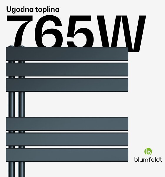 Blumfeldt Fairmont radijator, 60 x 160 cm, zidni, moderan dizajn, topla voda
