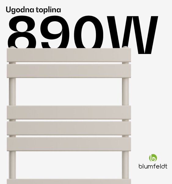 Blumfeldt Fairmont radijator, 60 x 180 cm, zidni, moderan dizajn, topla voda