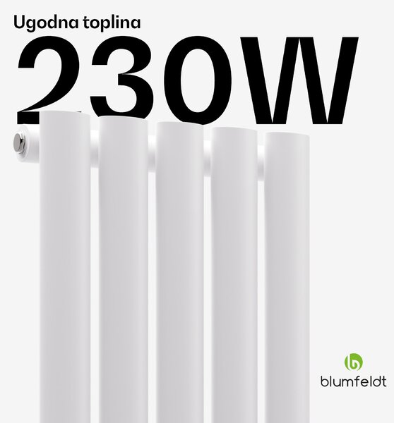 Blumfeldt Tallheo radijator 60x30 230W