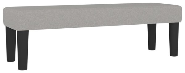 Krevet s oprugama i madracem svjetlosivi 180x200 cm od tkanine - Siva / 180 x 200 cm