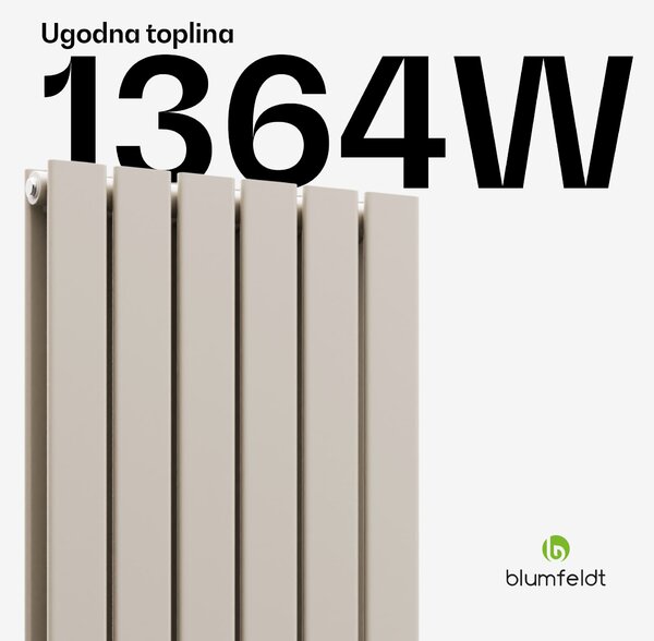 Blumfeldt Ontario radijator 180x45 Snaga 1364 W