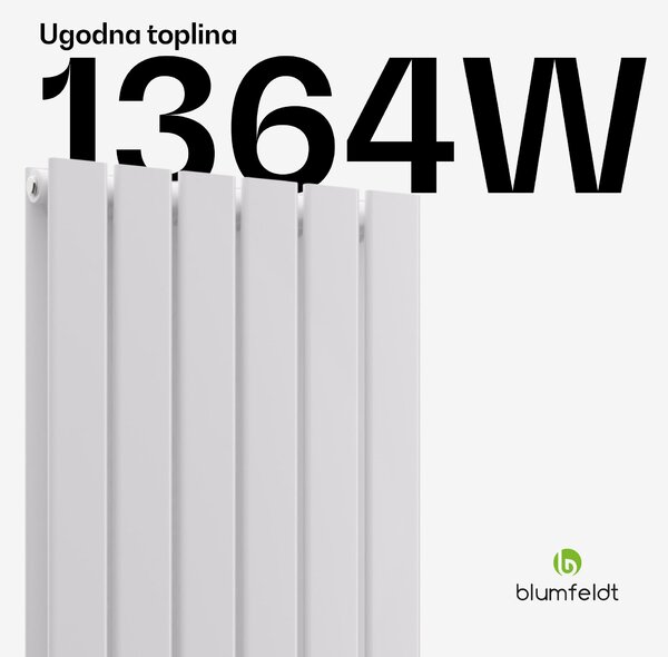 Blumfeldt Ontario radijator 180x45 Snaga 1364 W