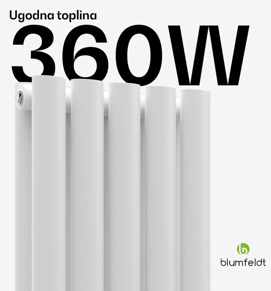 Blumfeldt Tallheo radijator 60x30 360W