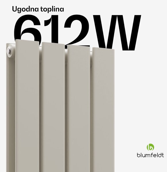 Blumfeldt Ontario radijator 120x30 Snaga 612 W