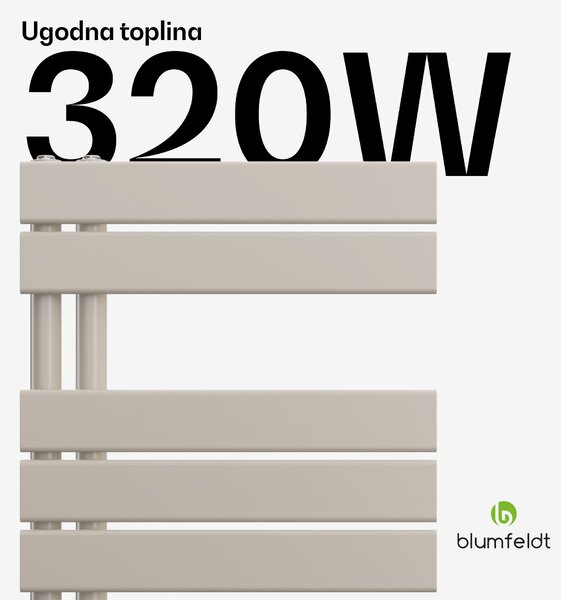 Blumfeldt Fairmont radijator, 45 x 180 cm, zidni, moderan dizajn, topla voda