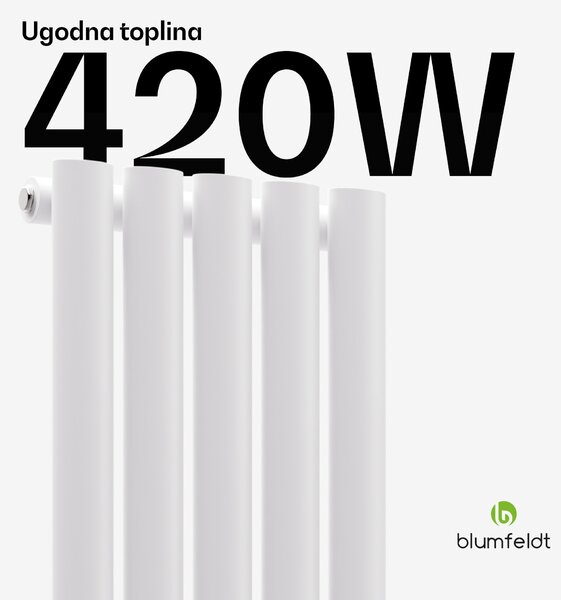 Blumfeldt Tallheo radijator 120x30 420W