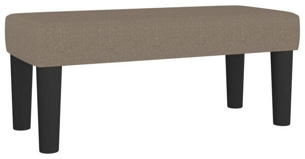 Krevet s oprugama i madracem smeđesivi 80x200 cm od tkanine - Tupe / 80 x 200 cm