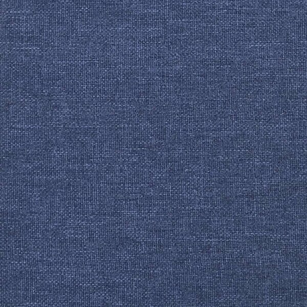 Krevet s oprugama i madracem plavi 90 x 200 cm od tkanine - Plava / 90 x 200 cm