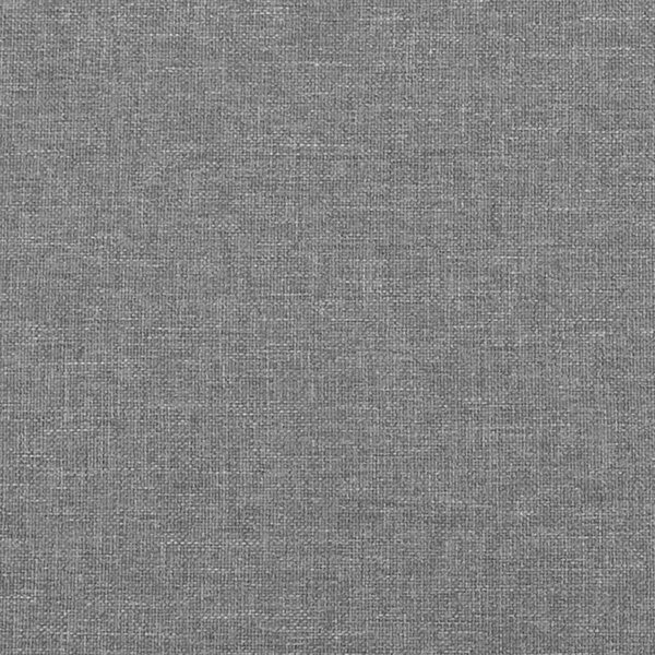 Krevet s oprugama i madracem tamnosivi 140x190 cm od tkanine - Siva / 140 x 190 cm