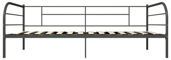 Okvir za dnevni ležaj sivi metalni 90 x 200 cm - Siva / 90 x 200 cm