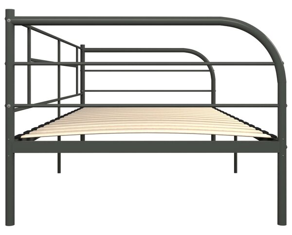 Okvir za dnevni ležaj sivi metalni 90 x 200 cm - Siva / 90 x 200 cm